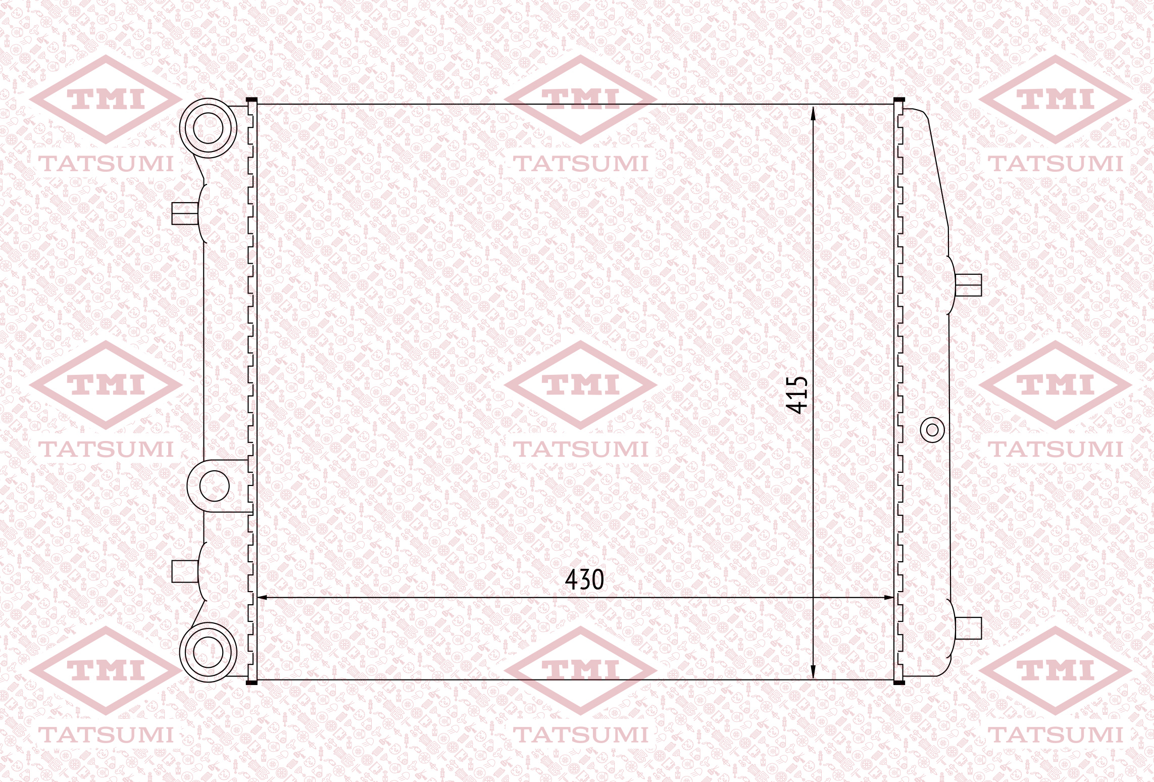 Cooling radiator