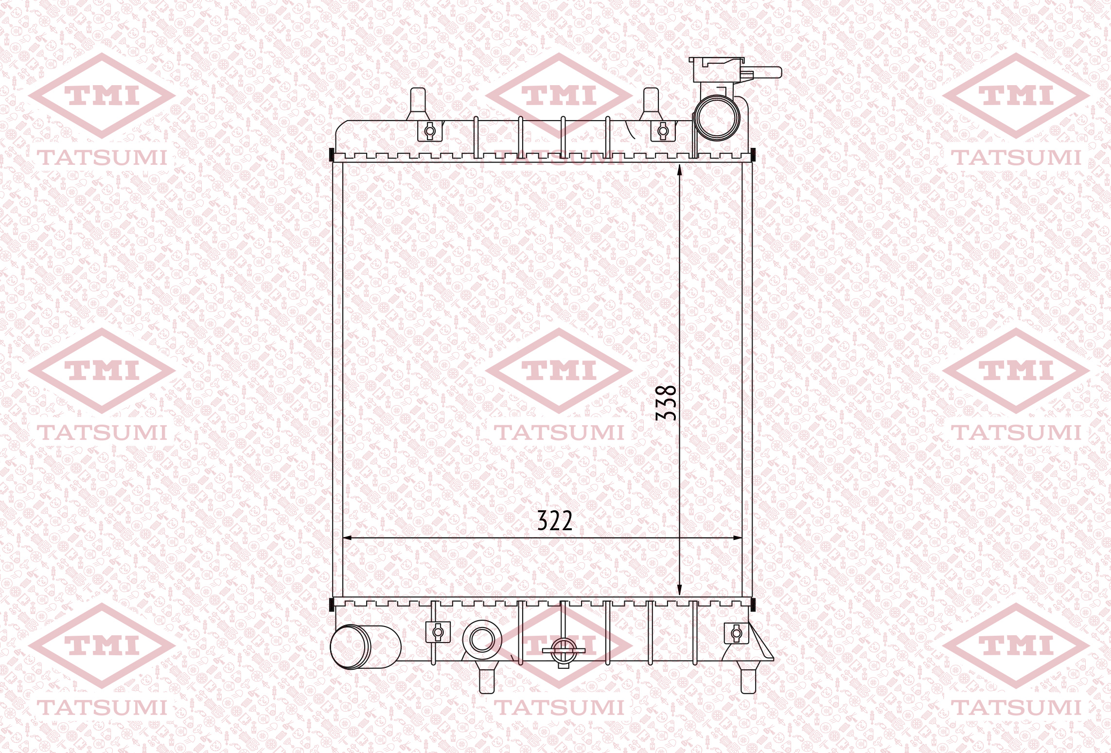 Cooling radiator