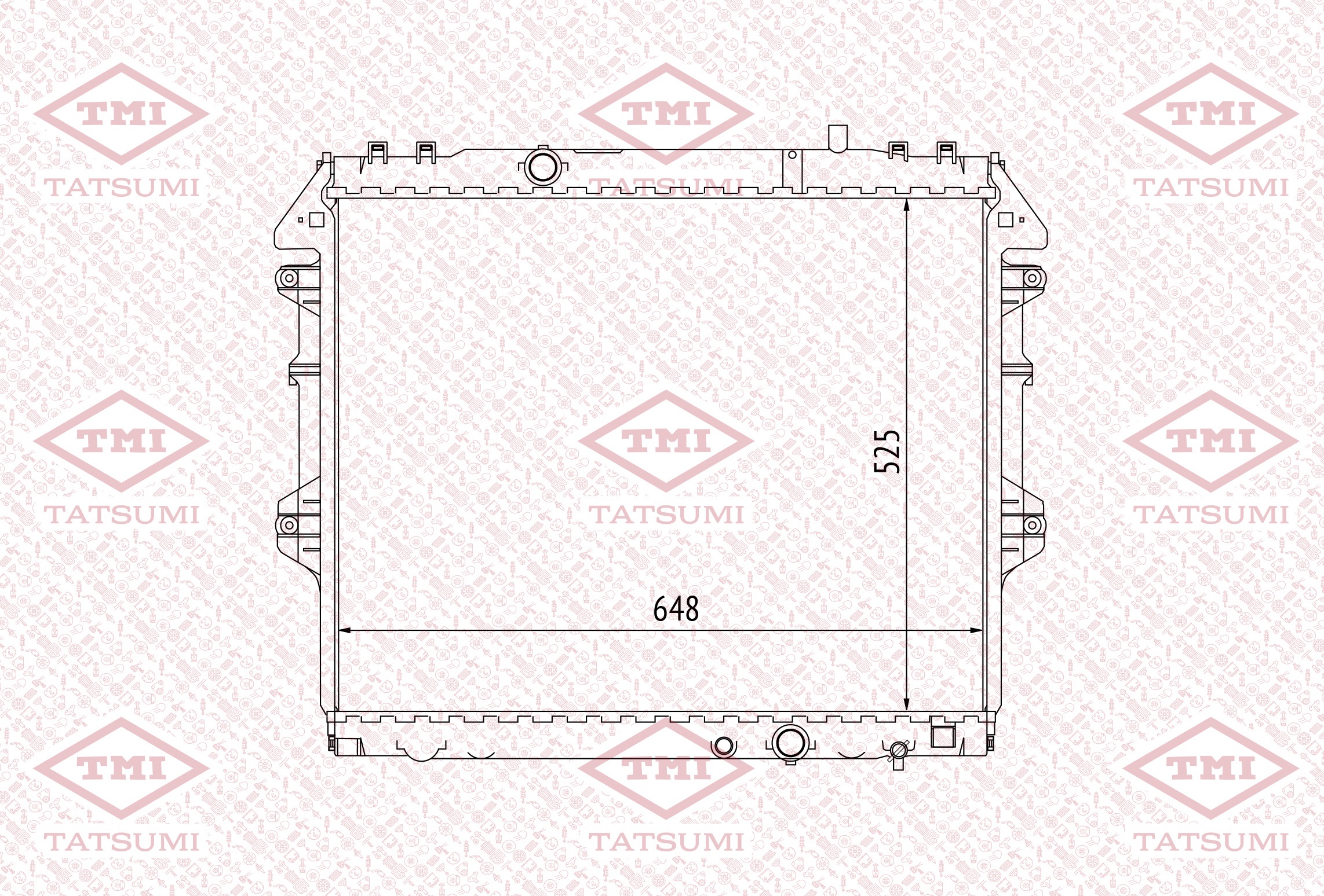 Cooling radiator