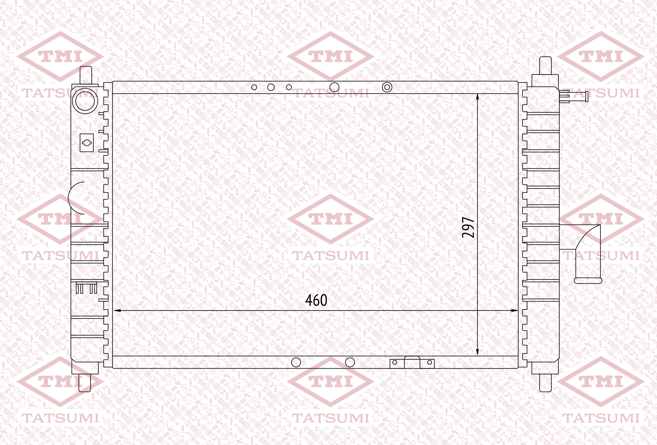 Cooling radiator