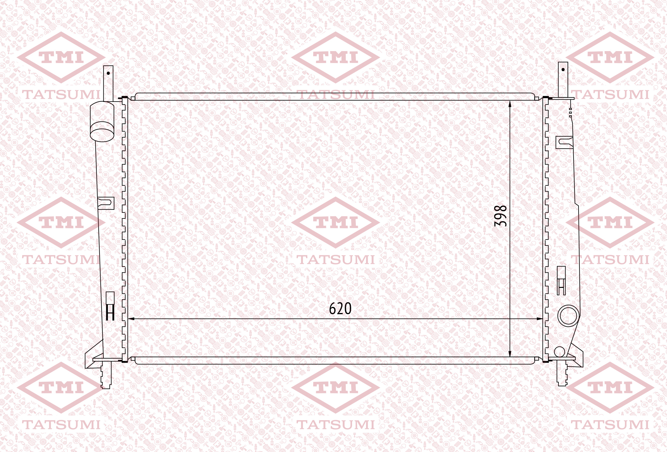 Cooling radiator