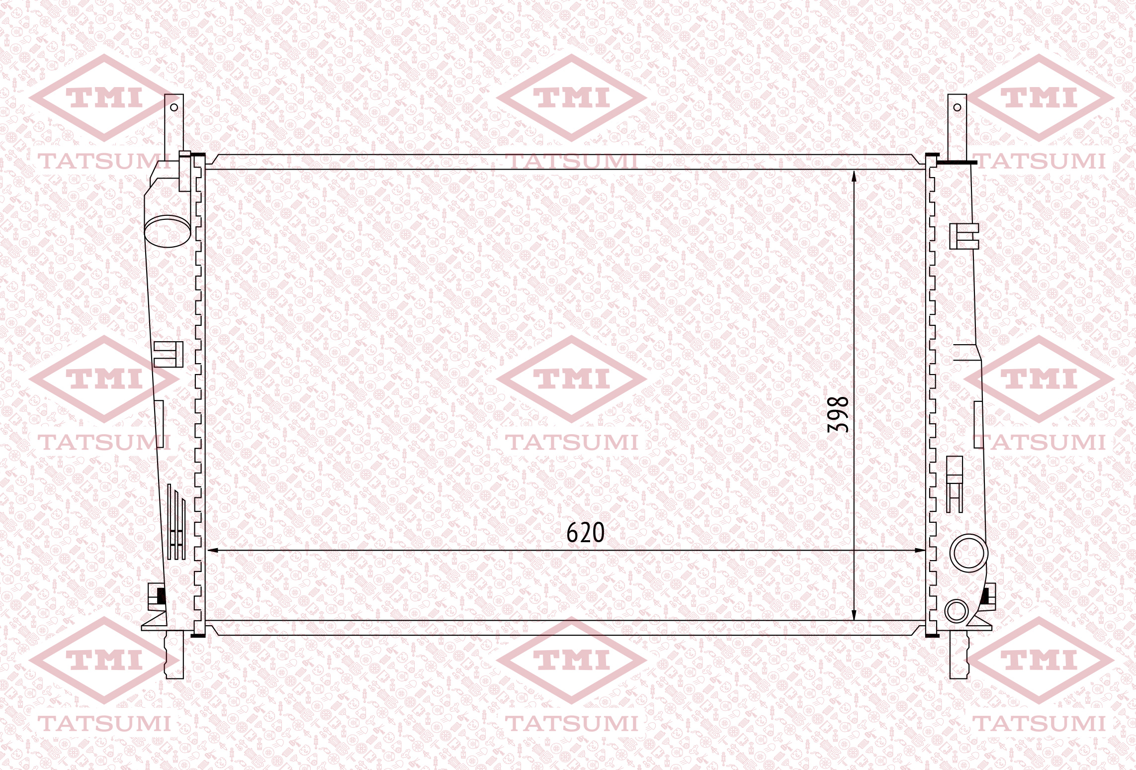 Cooling radiator