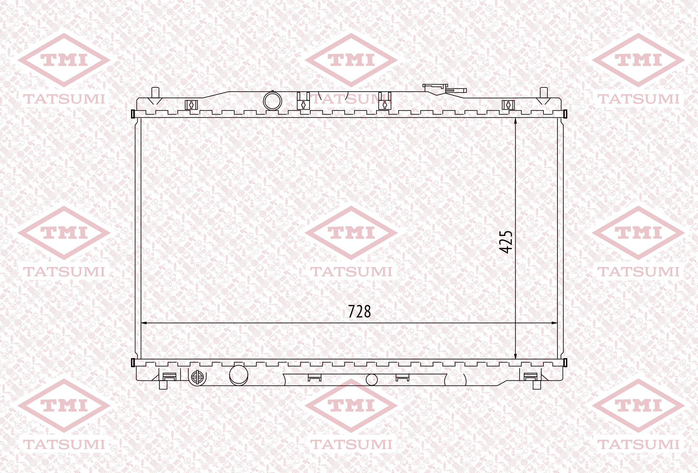 Cooling radiator