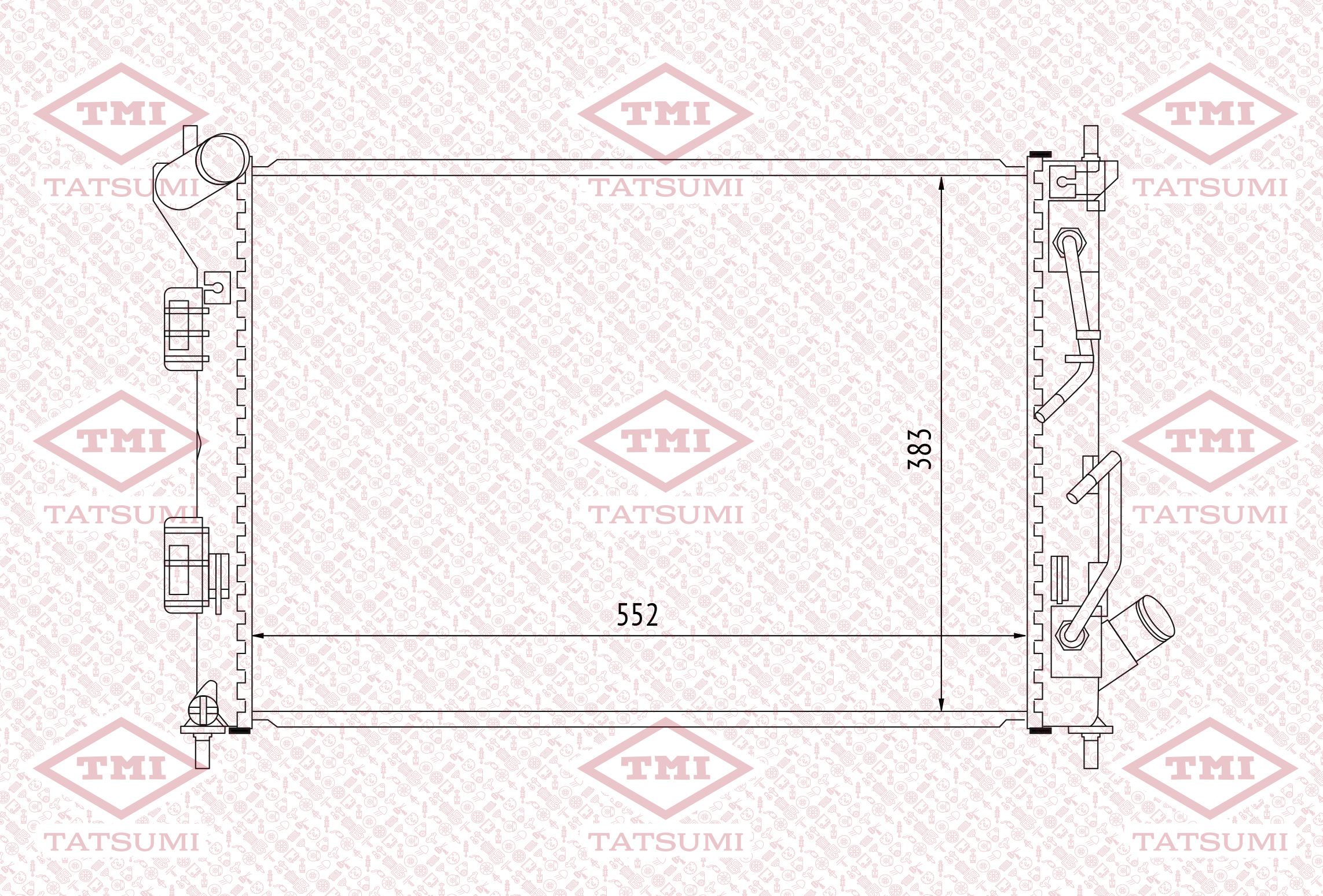 Cooling radiator