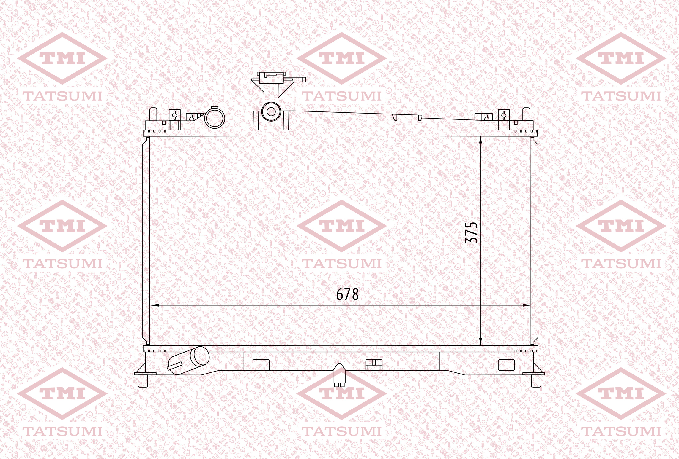 Cooling radiator