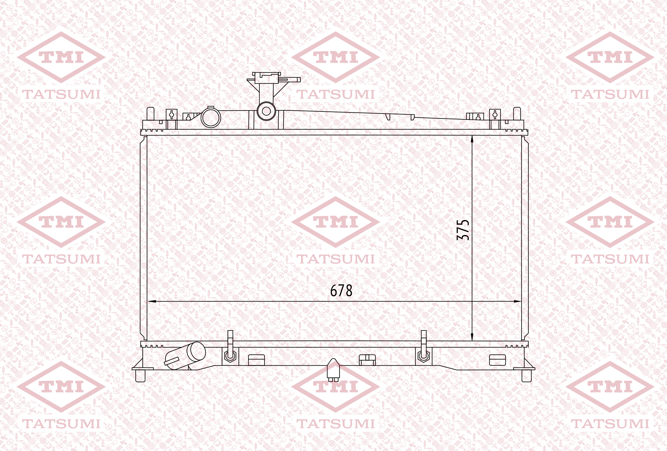 Cooling radiator