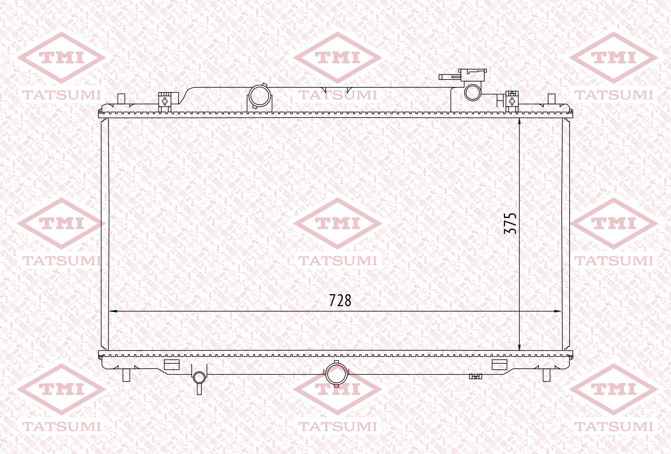 Cooling radiator