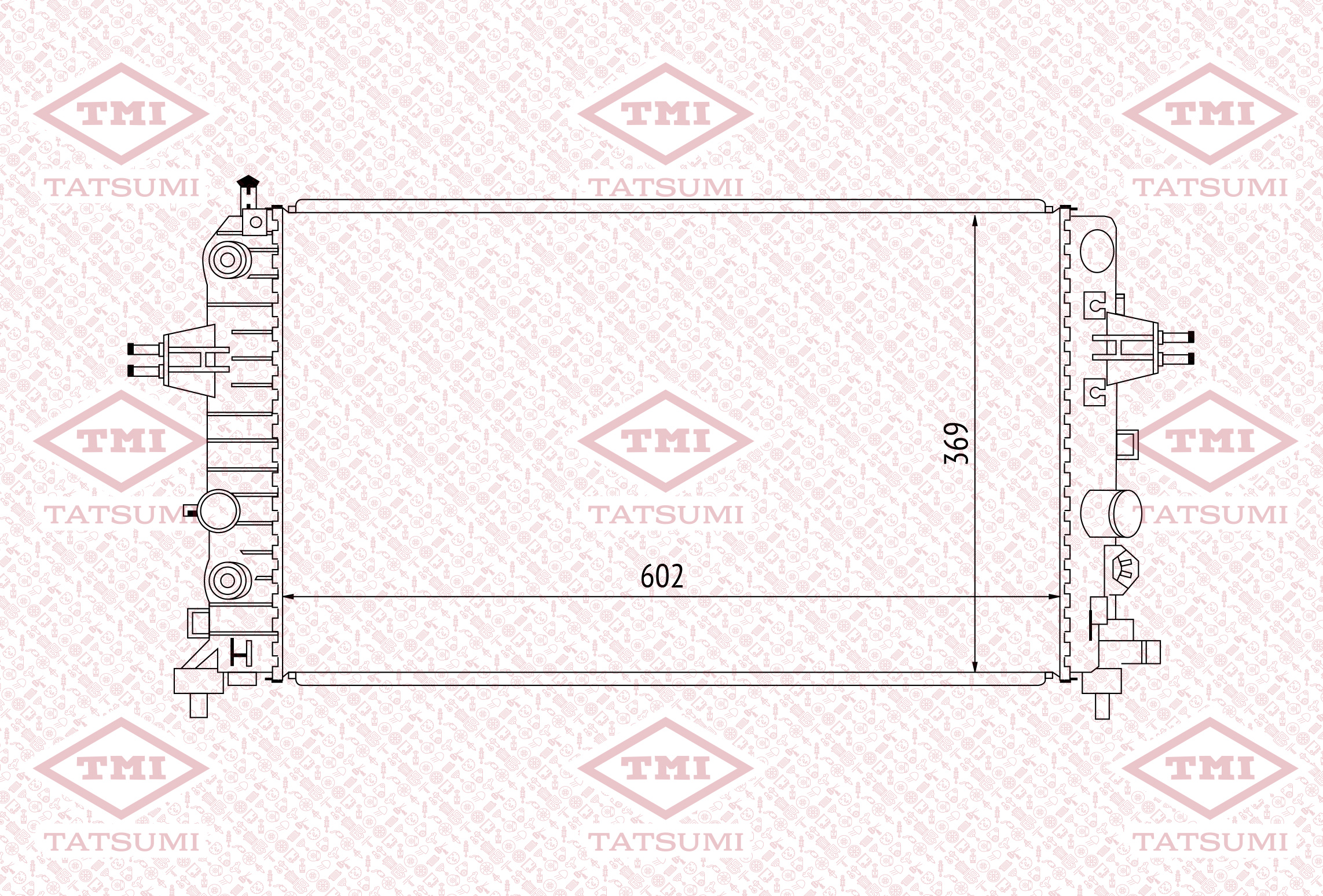 Cooling radiator