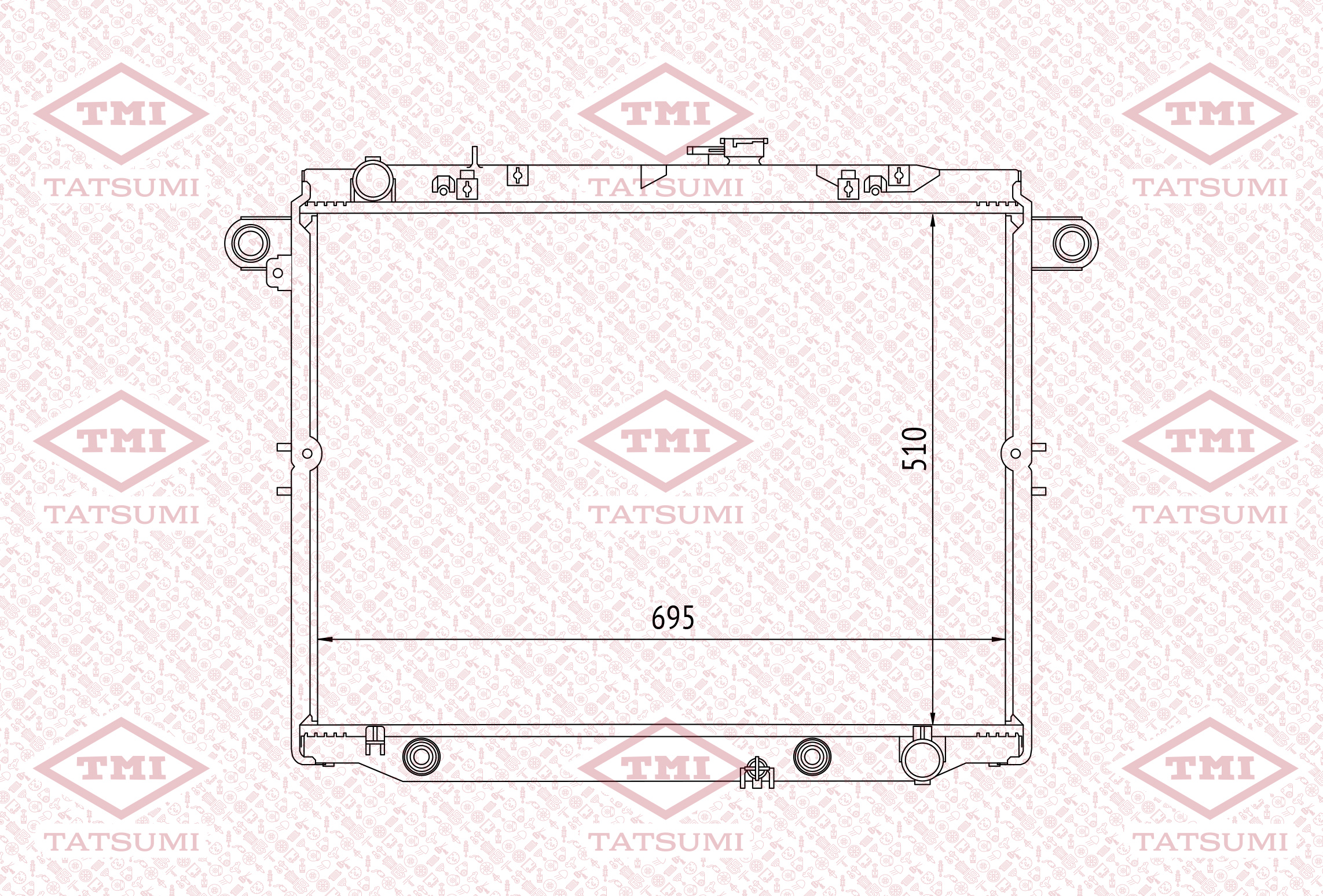 Cooling radiator