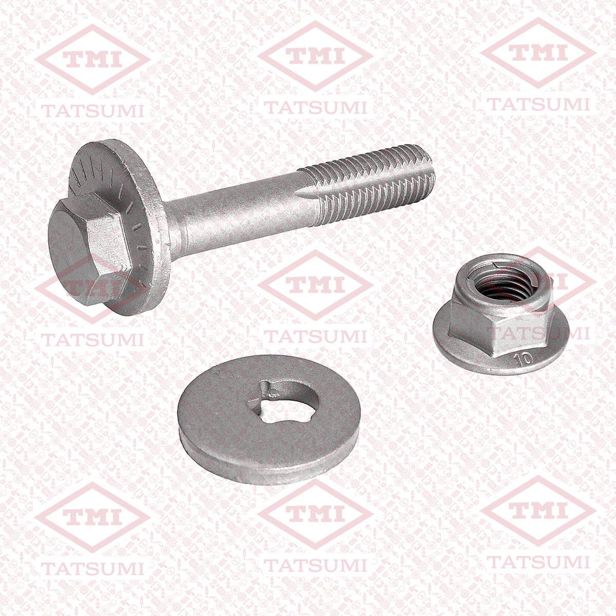 Eccentric bolt, set