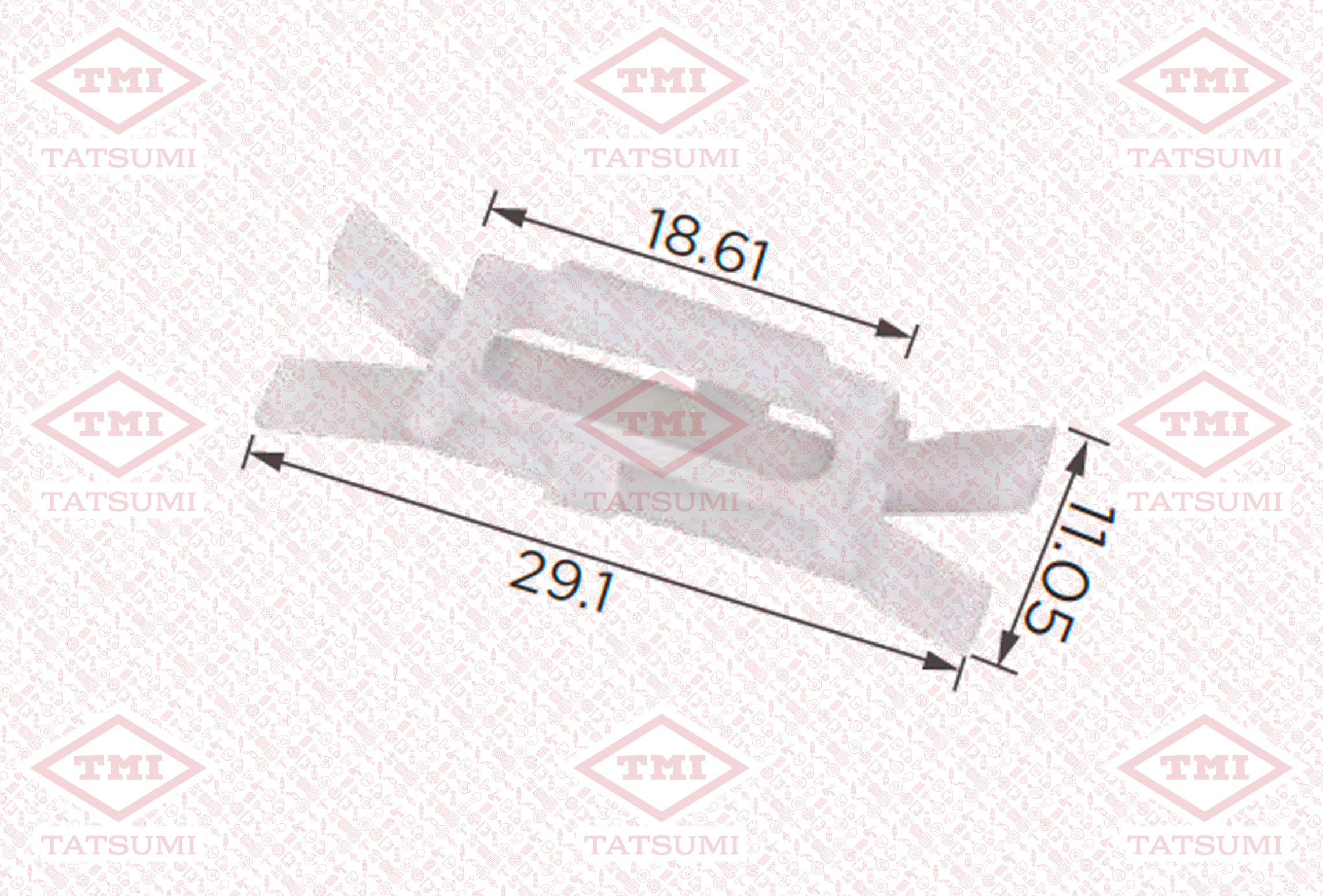 Car clip [pack of 10 pieces]