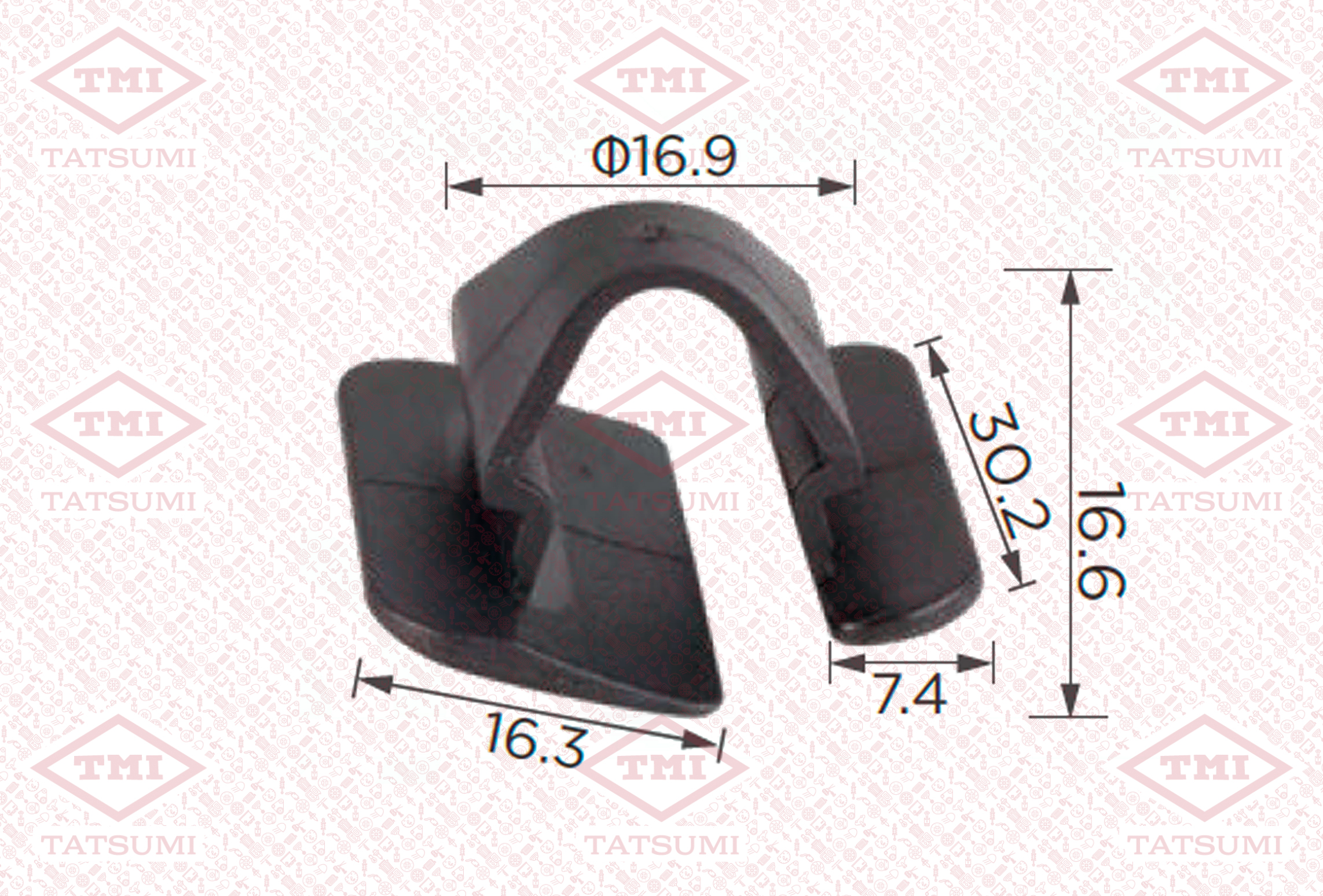 Car clip [pack of 10 pieces]